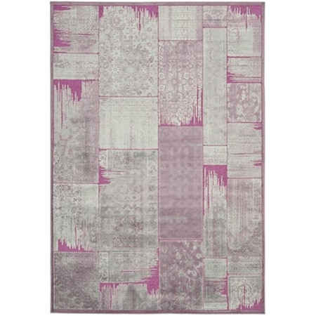 Safavieh Paradise Power Loomed Rectangle Rug- Purple - Fuchisa- 4 x 5 ft. 7 in. PAR100-880-4